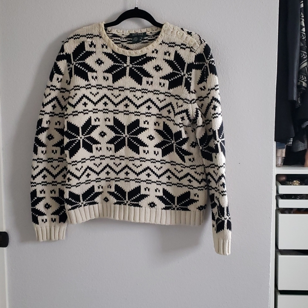 Heavy knit Ralph Lauren sweater